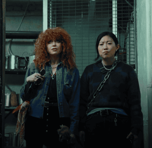 Natasha Lyonne and Awkwafina in Poker Face Season 2 Episode 9