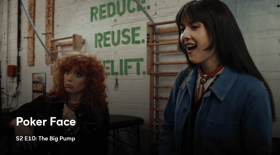 Natasha Lyonne and Patti Harrison in Poker Face