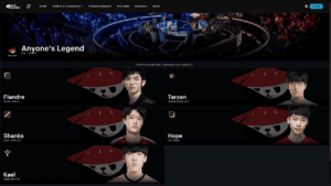 MSI Anyone's Legend Roster