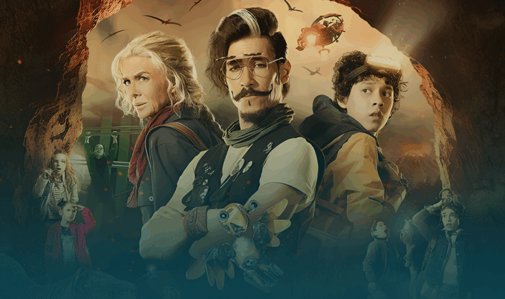Journey to the center of the earth promotional image from disney+