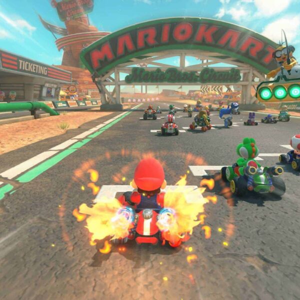 Mario Kart World starting line