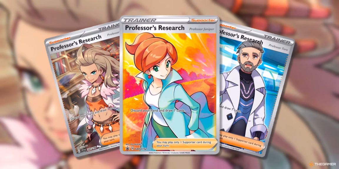 Pokemon TCG Pocket Professor's Research Card