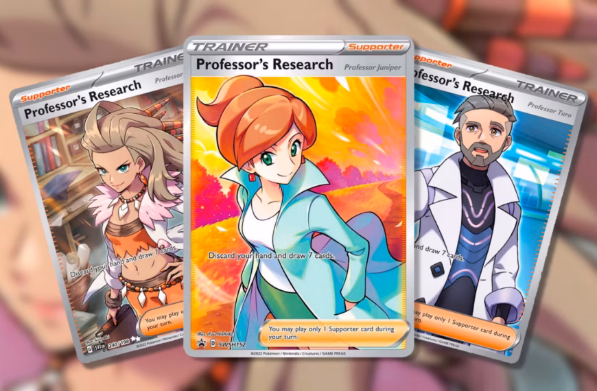 Pokemon TCG Pocket Professor's Research Card