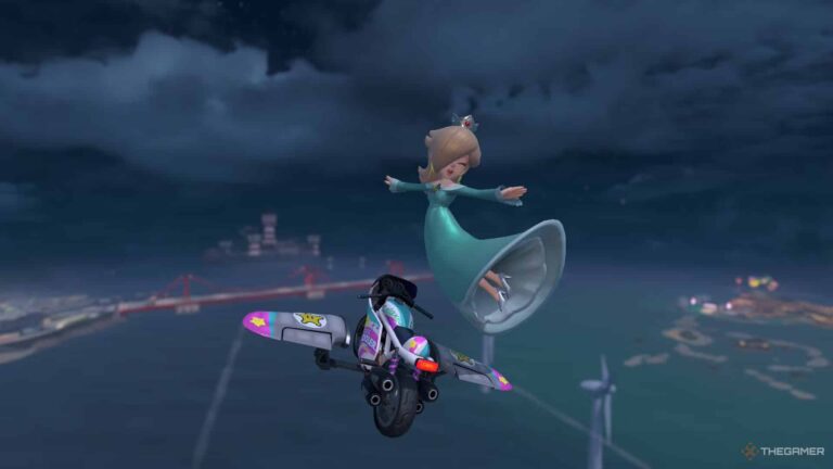 Mario Kart World Rosalina Flying/Super Mario Galaxy