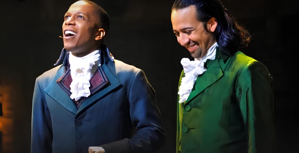 promotional image for Hamilton The Musical from the Disney+ app