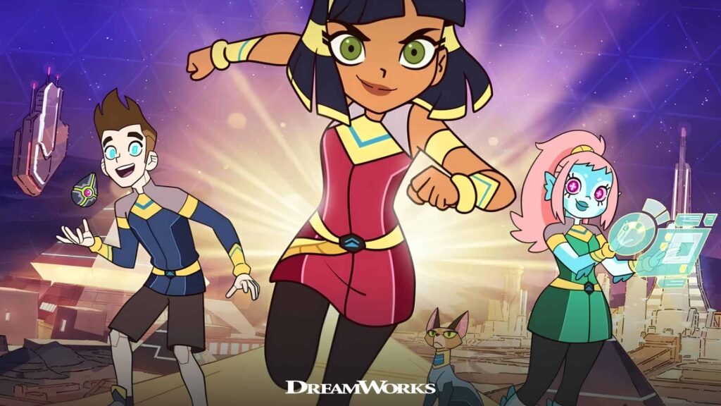 promotional image for disney plus animated series Cleopatra 