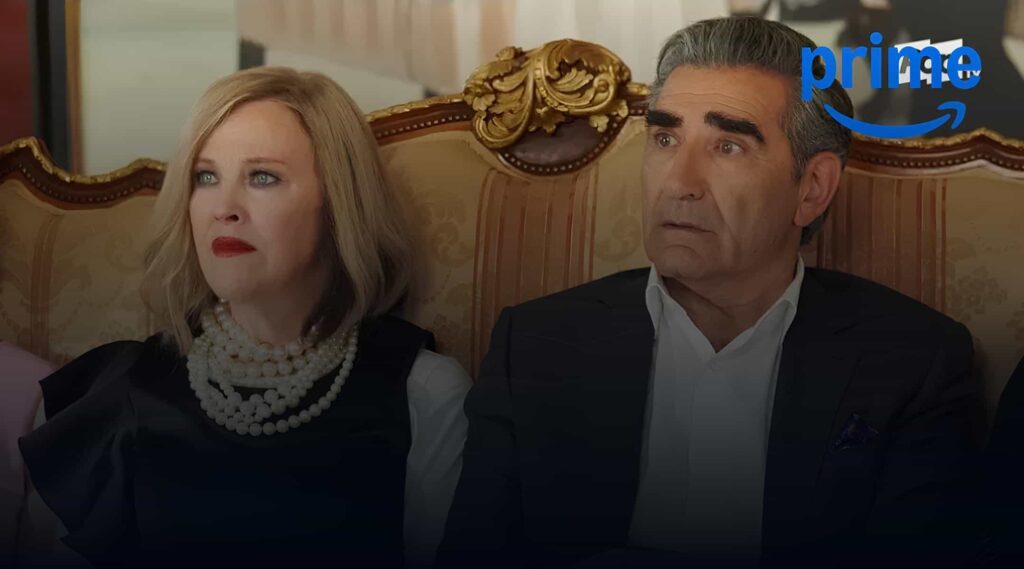 promotional image for tv series Schitt's Creek available on amazon prime video
