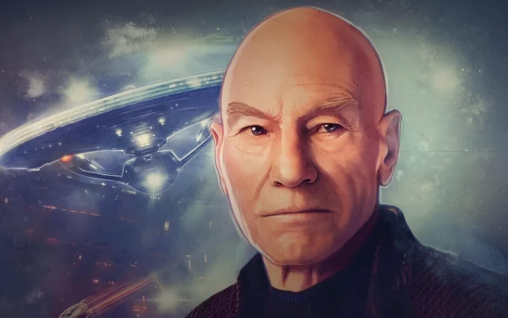promotional image for tv series Star Trek: Picard available on paramount plus 