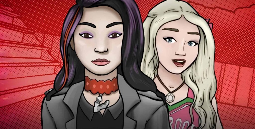 promotional image for animated series Zombies: Addison's Mystery on disney plus