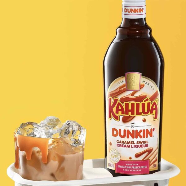 promotional image for the Dunkin and Kahlua collaboration drink