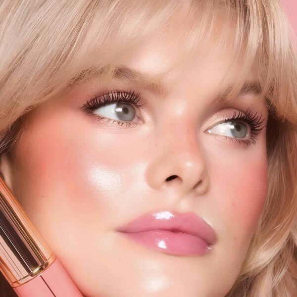 promotional image for Charlotte Tilbury lip and cheek tints on Instagram