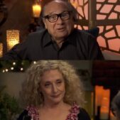Danny Devito and Carol Kane in 'It's Always Sunny in Philadelphia'