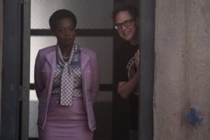 Amanda Waller and James Gunn