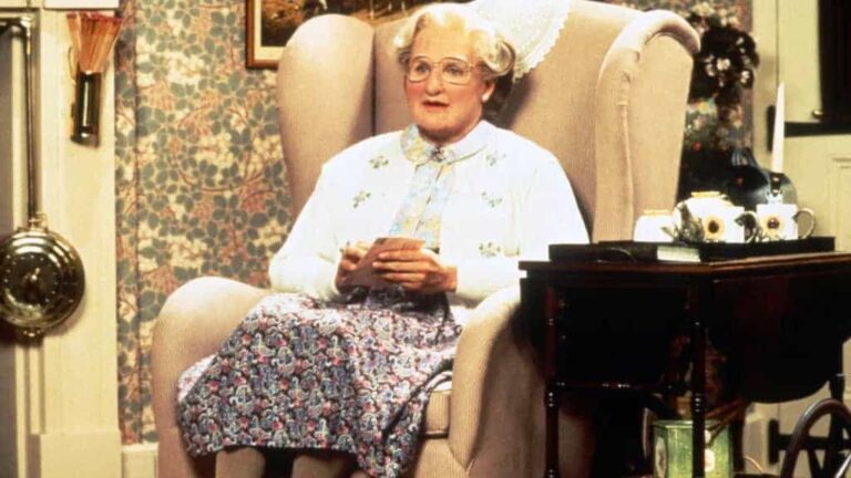 Robin Williams as Mrs. Doubtfire