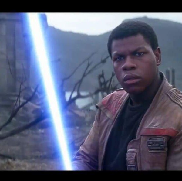 John Boyega as Finn in Star Wars: The Force Awakens