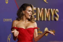 E! News host Keltie Knight at the 76th Emmy Awards