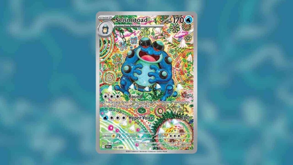 Seismitoad Pokemon TCG