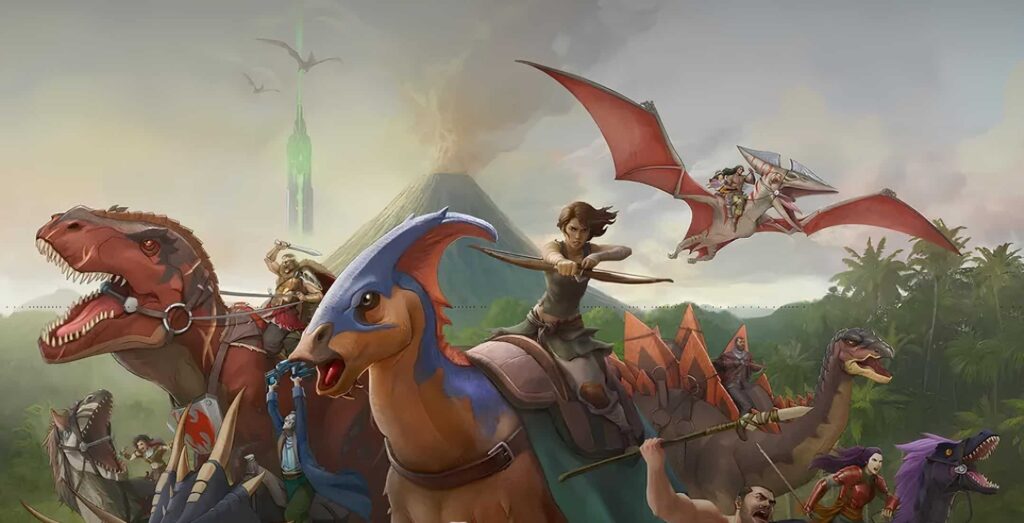 Promotional image for the tv series ARK: The Animated Series available on Paramount+