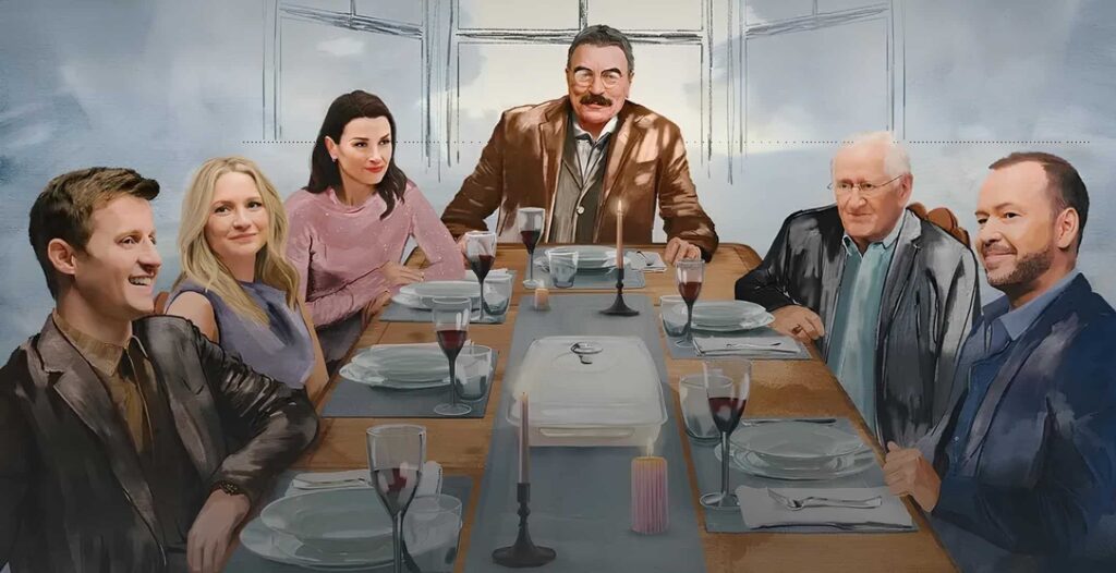 promotional image for the tv series Blue Bloods available on Paramount+