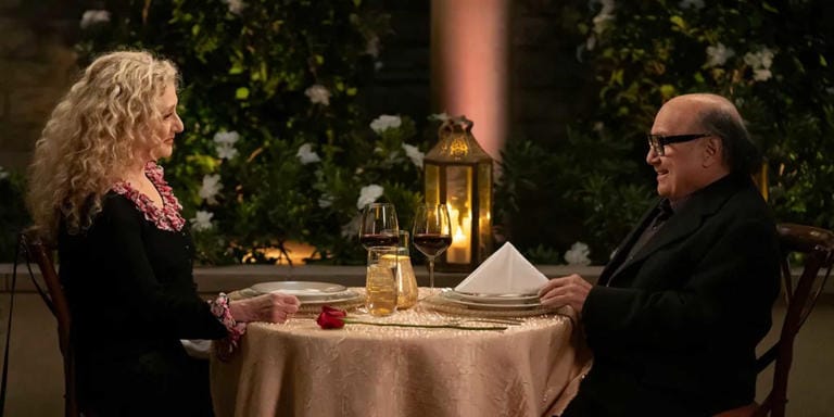 Danny Devito and Carol Kane in 'It's Always Sunny in Philadelphia'