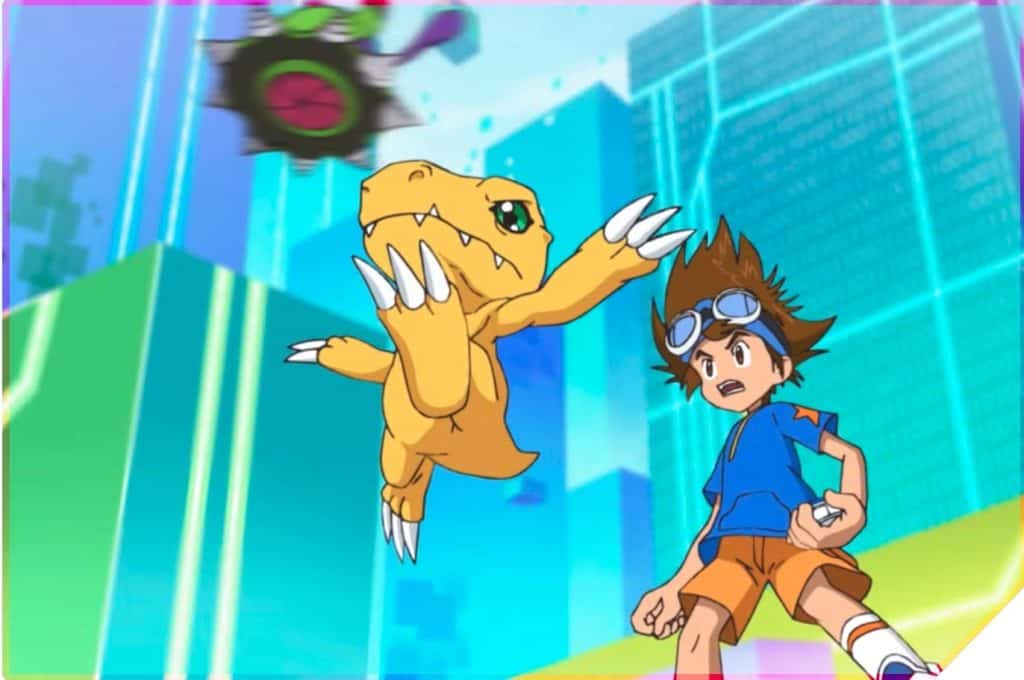 Kid friendly anime: Digimon image courtesy of Toei Animation collection
