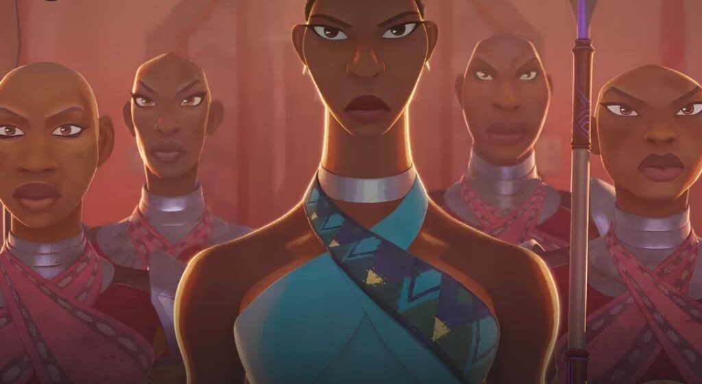 promotional image for the new tv series Eyes of Wakanda on Disney+