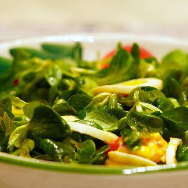 salad, lamb's lettuce, corn salad, healthy meal, vegetables, salad, salad recall