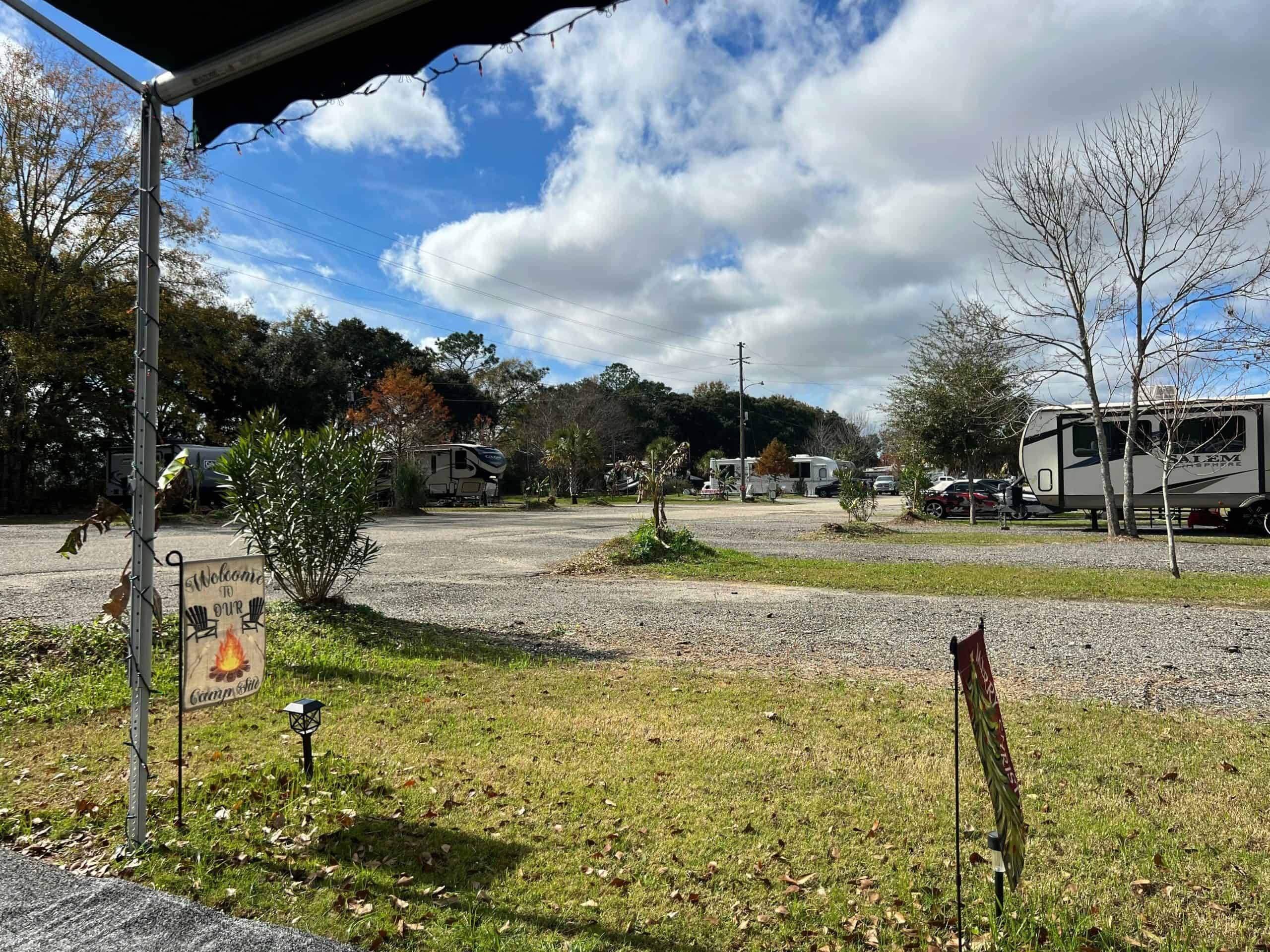 A RV park campground