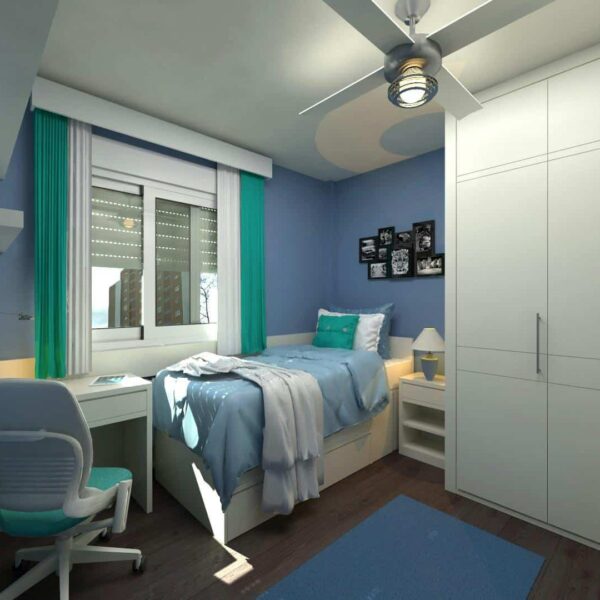 This is a photo of a bedroom that has been decorated with care. Dorm decor can help create a room you can enjoy living in.