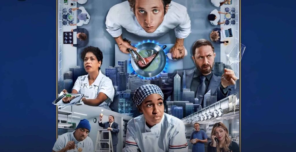 promotional image for tv series The Bear available on Disney+ through the Hulu bundle