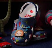 crocs halloween selection chucky twisted drink