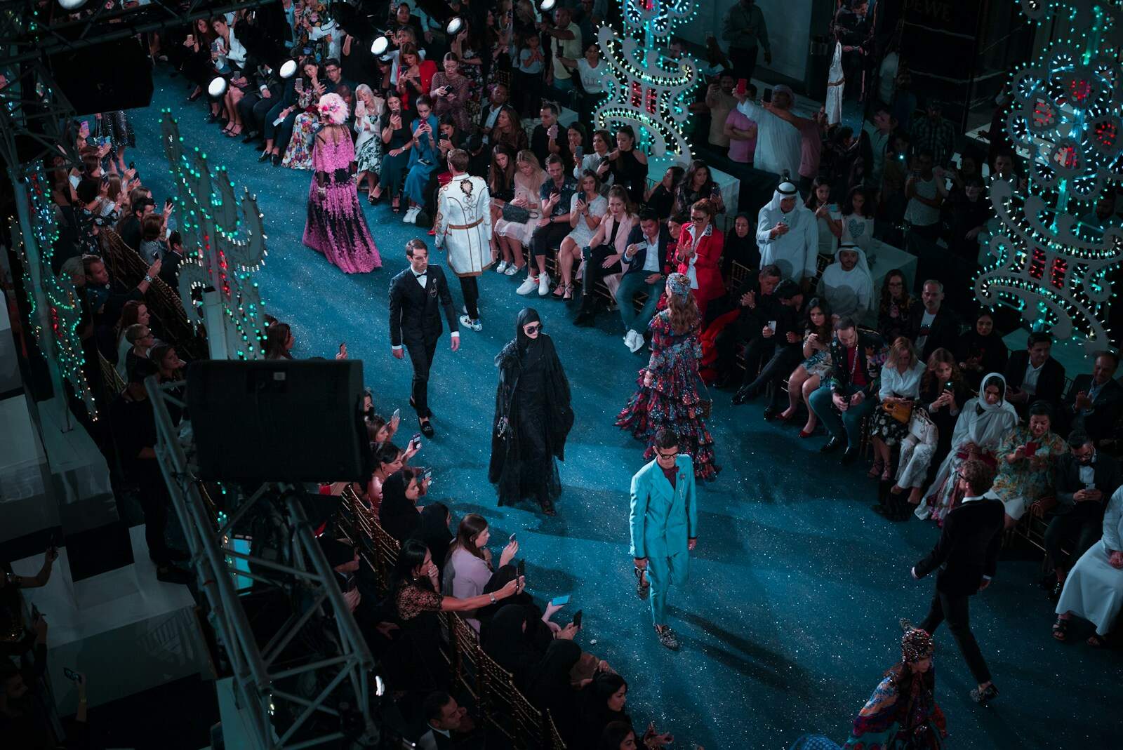 people fashion show on stage