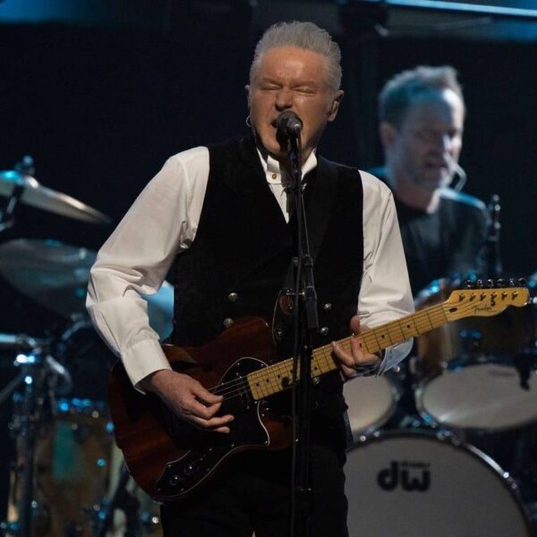 The Eagles performing live.