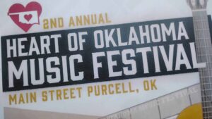 2nd Annual Heart of Oklahoma Music Festival flyer.