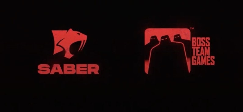 Saber Interactive, Boss Team Games logos, Hellraiser Revival