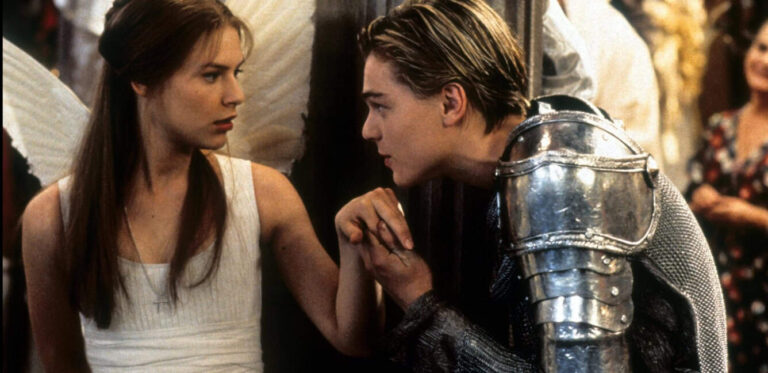 Leonardo DiCaprio and Claire Danes in Baz Luhrmann's 'Romeo and Juliet'. Photo courtesy of 20th Century Fox
