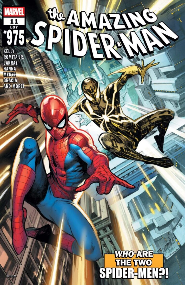 Cover of The Amazing Spider-Man (2025) #11 from Joe Kelly's run, which builds to Amazing Spider-Man #1000