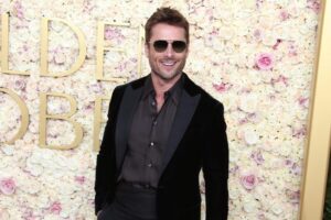 Glen Powell at the 82nd Annual Golden Globe Awards Jan 5, 2025, Chad Powers