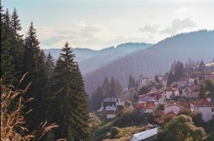 A small Bulgarian village, nested in the Rhodope mountains / Bulgarian yoghurt