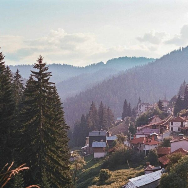 A small Bulgarian village, nested in the Rhodope mountains / Bulgarian yoghurt