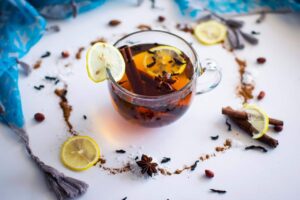 hot toddy, tea, lemon tea, still life, ingredients, drink, beverage, tea cup, mug, cup, hot drink, hot beverage