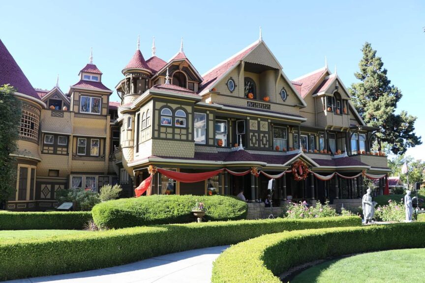 winchester mystery house, san jose, greens, bushes, sky, halloween, garden, pumpkin, autumn, sunny, fall, san jose, san jose, san jose, san jose, san jose