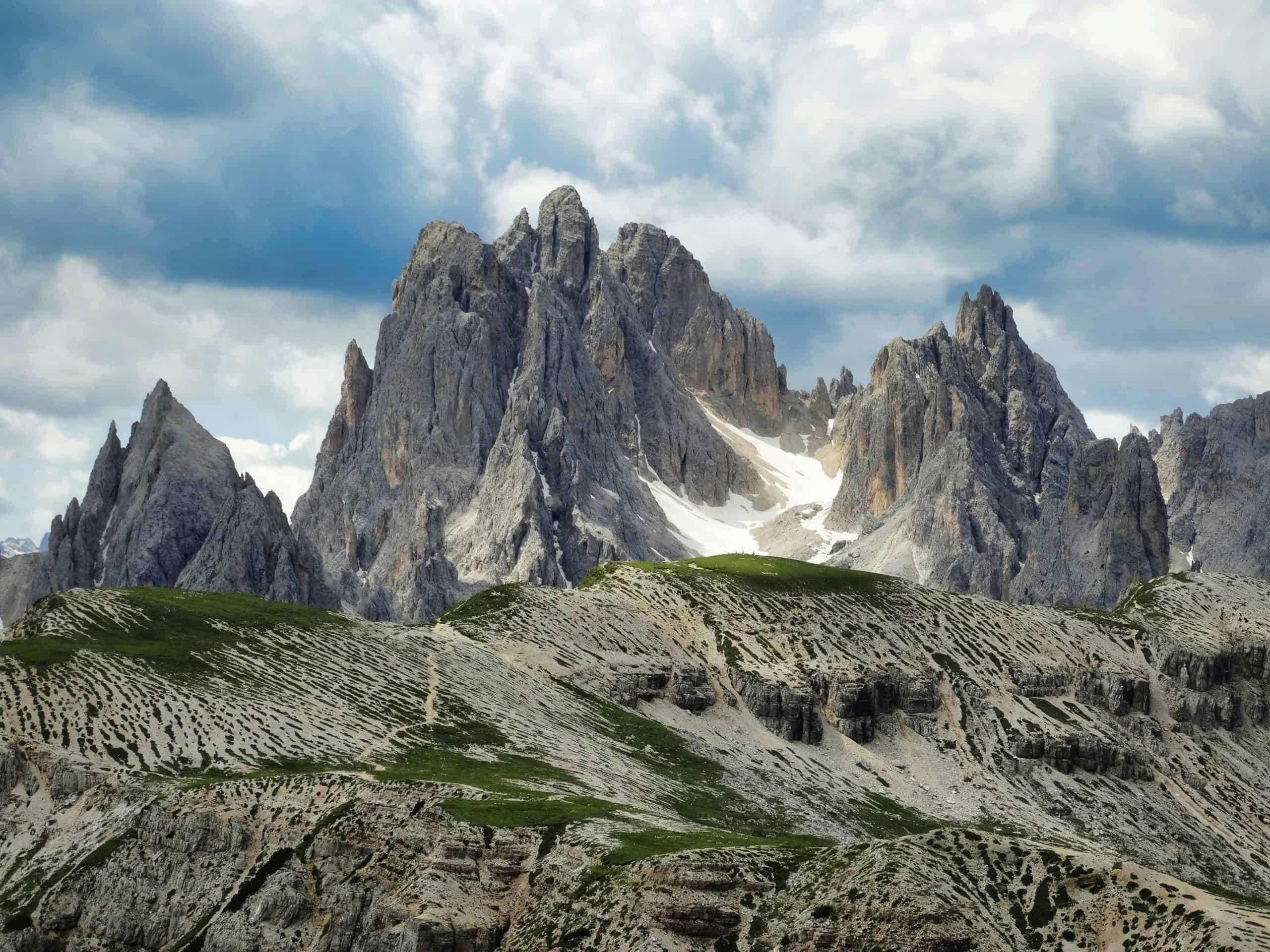 Breathtaking landscape of Tre Cime di Lavaredo in the Dolomites, Italy. Daily devotion