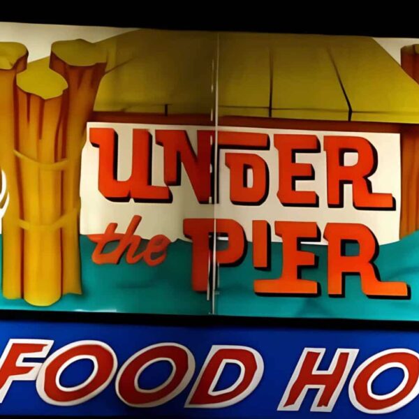 Screenshot of promotional image for Under the Pier Seafood House located in Pennsylvania. seafood
