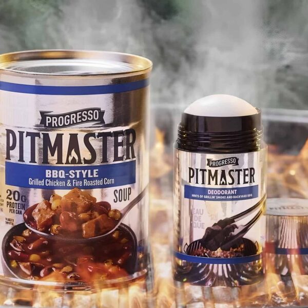 Progresso's Pitmaster deodorant and soup general mills