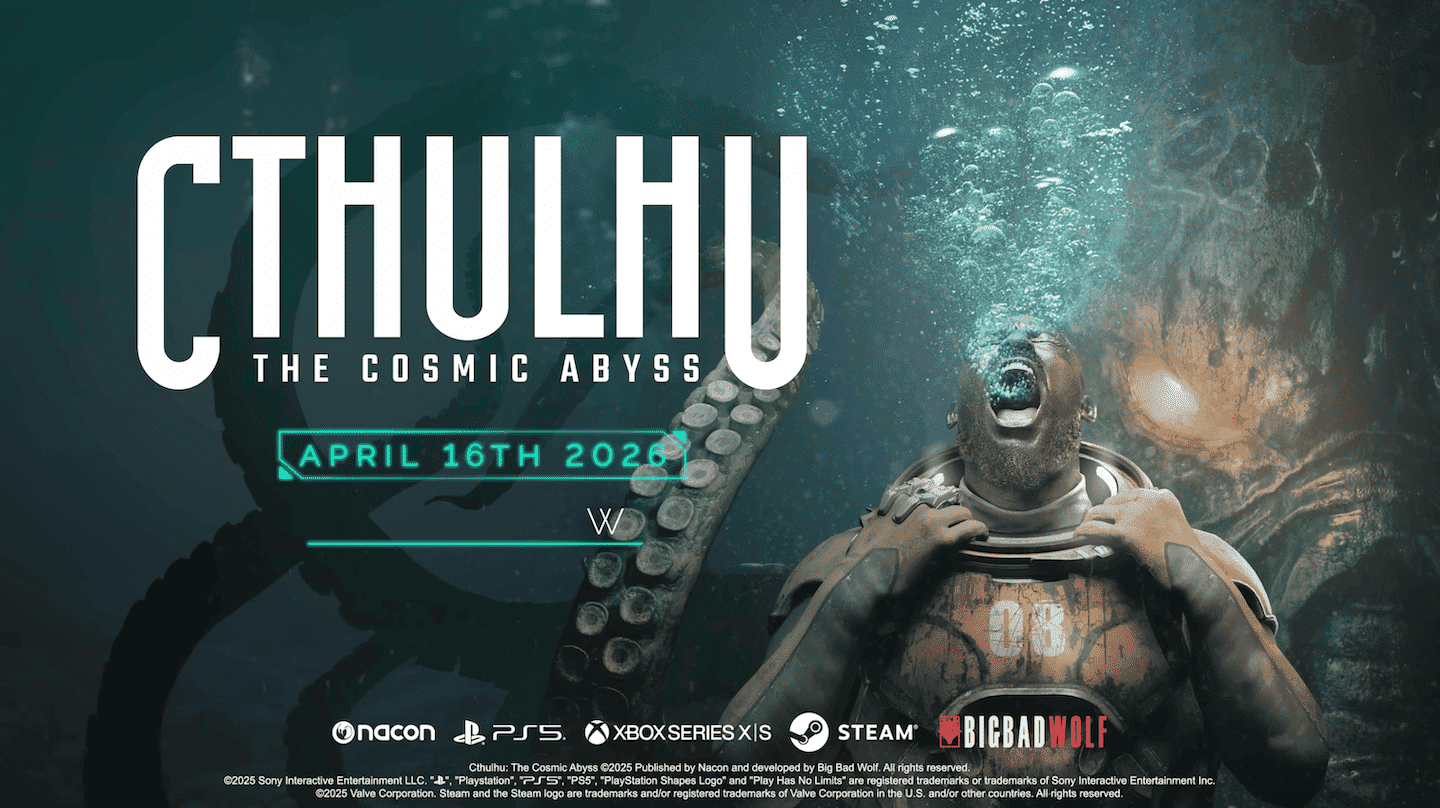 Cthulhu The Cosmic Abyss, survival, horror, underwater, title