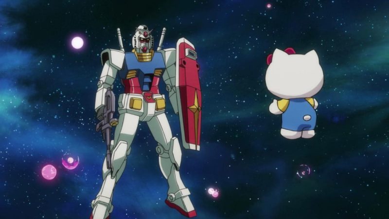 Gundam vs Hello Kitty,