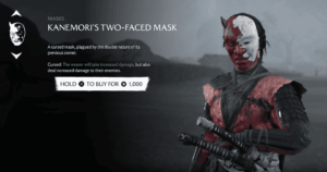 Ghost of Yotei, Dye Merchants, Kanemori's Two-Faced Mask