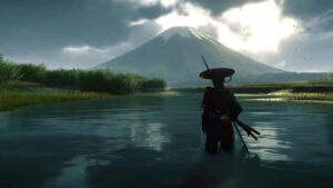 Water physics in Ghost of Yotei