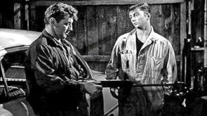 Robert Mitchum and James Mitchum in Thunder Road (1958), Jim Mitchum